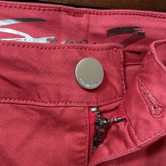 Seven 7 Women's Sunset Cuffed Bermuda Shorts Pink Berry Denim - Picture 9 of 16